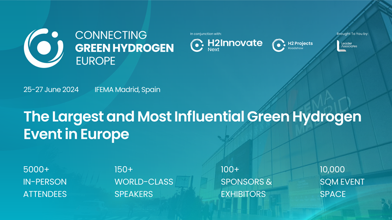 Connecting Green Hydrogen Europe 2024 H2 Per   CGHE2024 800x450 1 