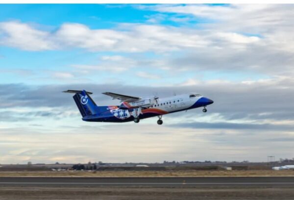 El vuelo pionero de Moses Lake utiliza hidrógeno para impulsar un avión regional